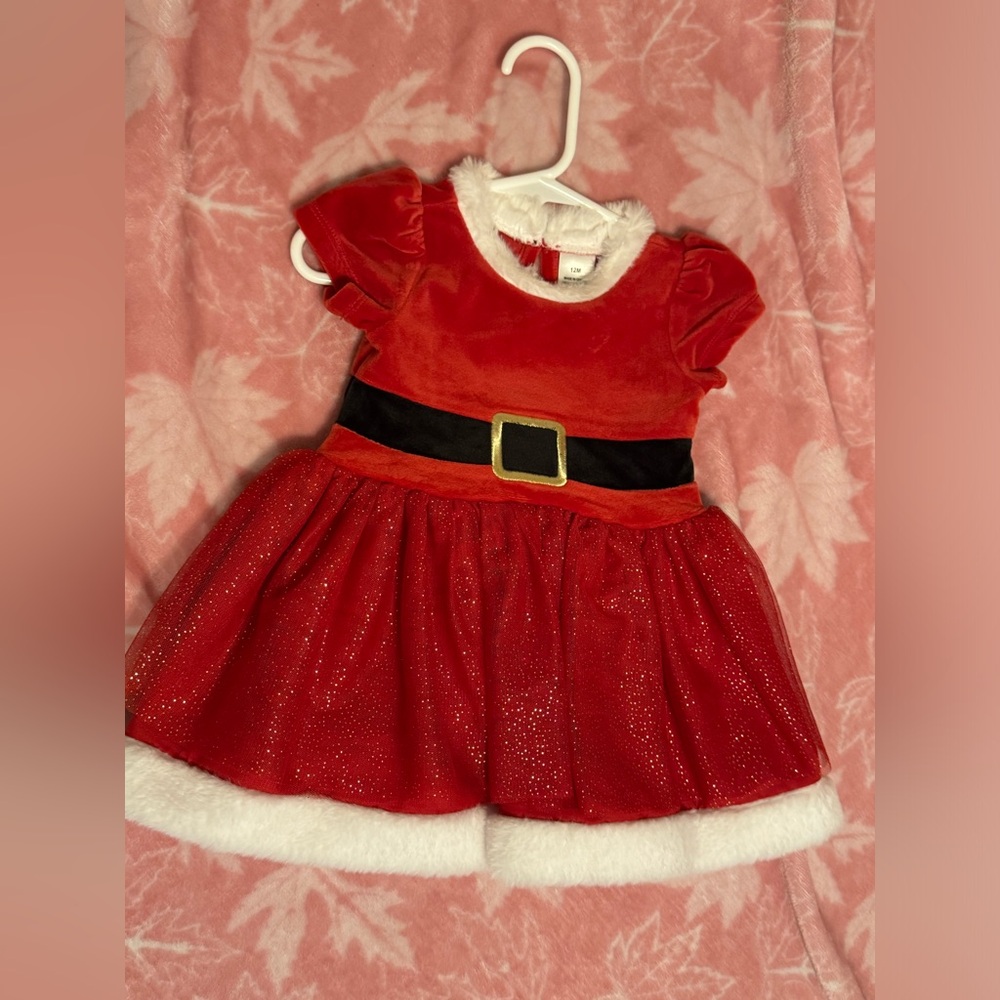 Red Santa Dress Costume for Kids